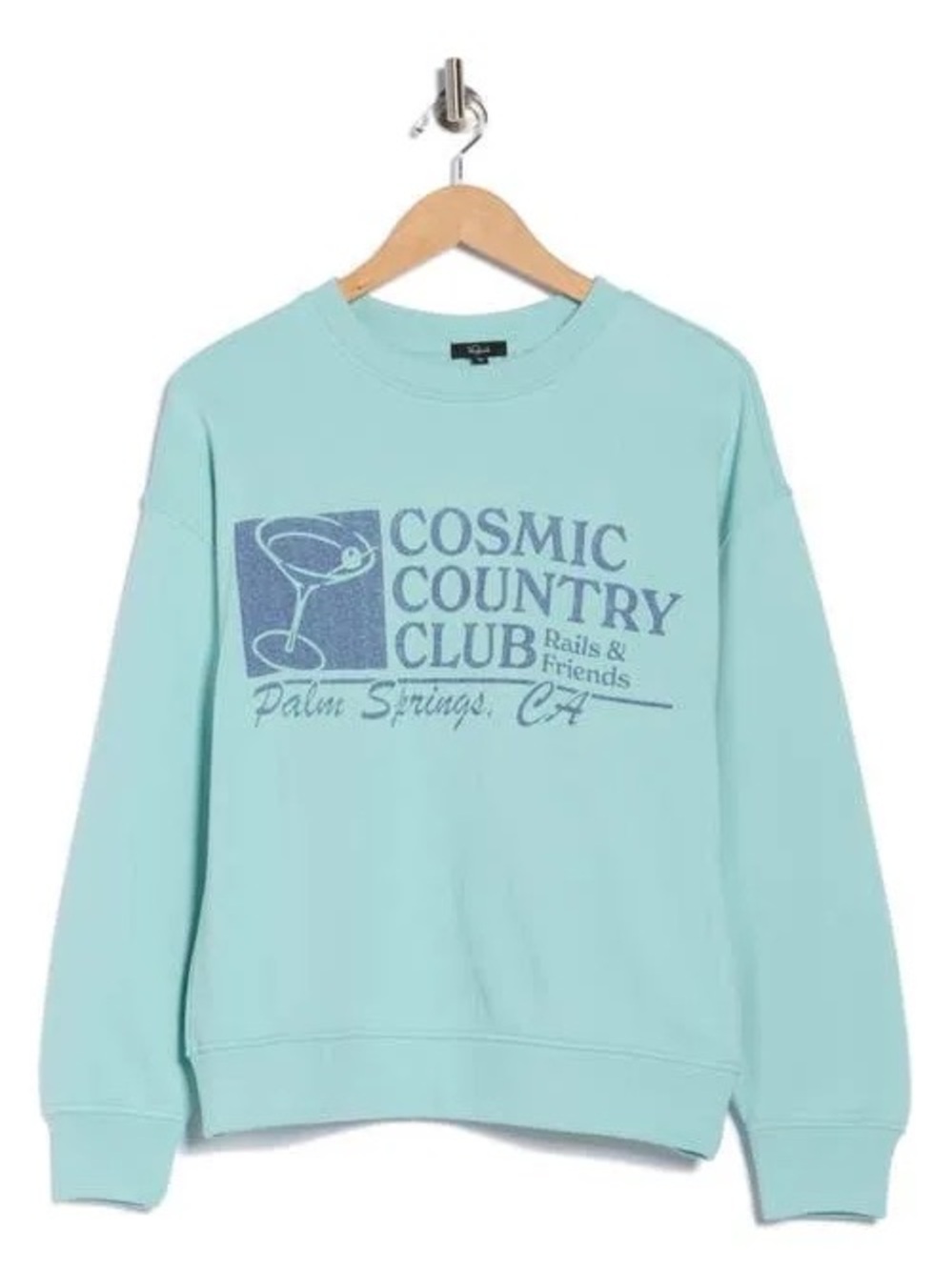 Rails Mint Cosmic Country Club Graphic Crewneck Sweatshirt